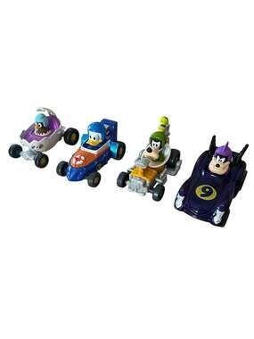 Disney Mickey& the Roadster Racer Set of 4 racers